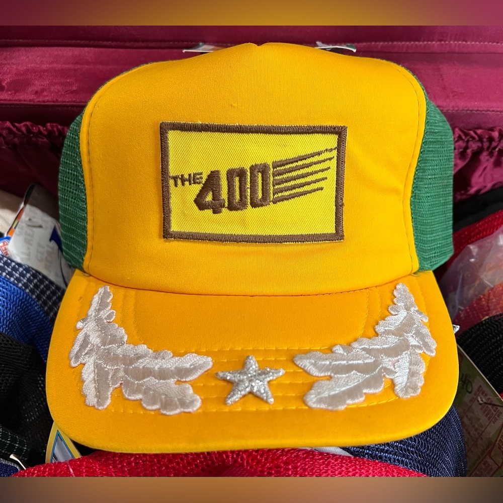 Vintage Sportco The 400 Scrambled Eggs Trucker SnapBack Hat Cap Patch Packers